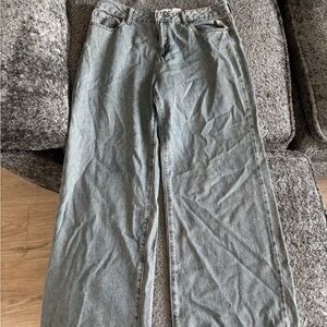 Women's Straight Leg Jeans - Blue